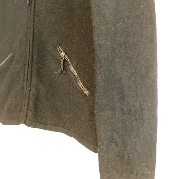 Womens Bice Black Australian Wool Full Zip Neutral Minimalist Jacket Size Small - Picture 9 of 16